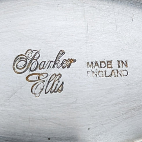 英国ヴィンテージ シルバープレート製 脚付きボウルディッシュ Barker Ellis